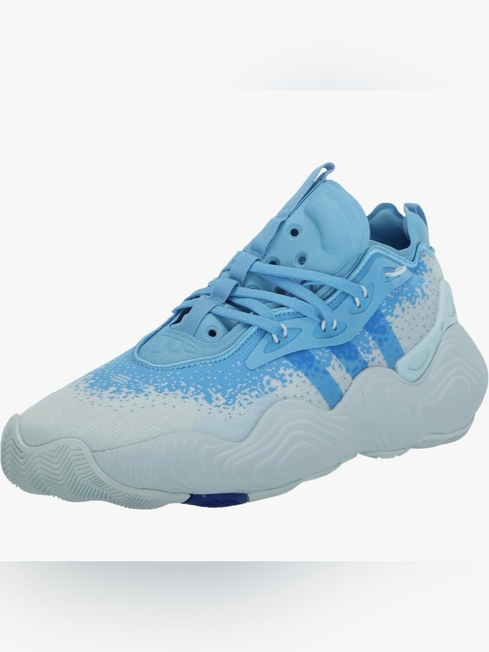 ADIDAS TRAE YOUNG 3 Light Blue Athletic Sneakers with Gradient Detailing 8